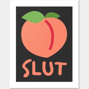 Slut - Peach Posters and Art